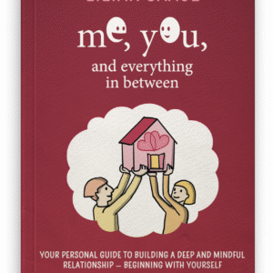 Me, you and everything in between - Personalised dedication with your name